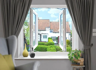 French Windows With Flying Mullion