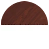 Dual Dark Woodgrain Swatch Round