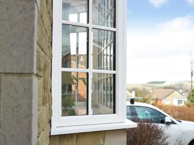 White Upvc Bay Window
