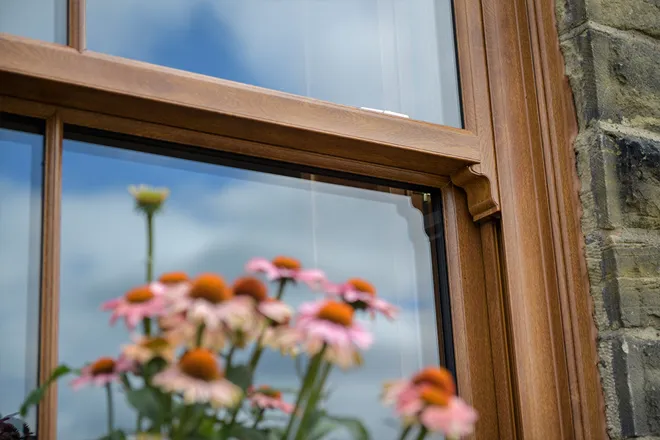 Sash window from outside