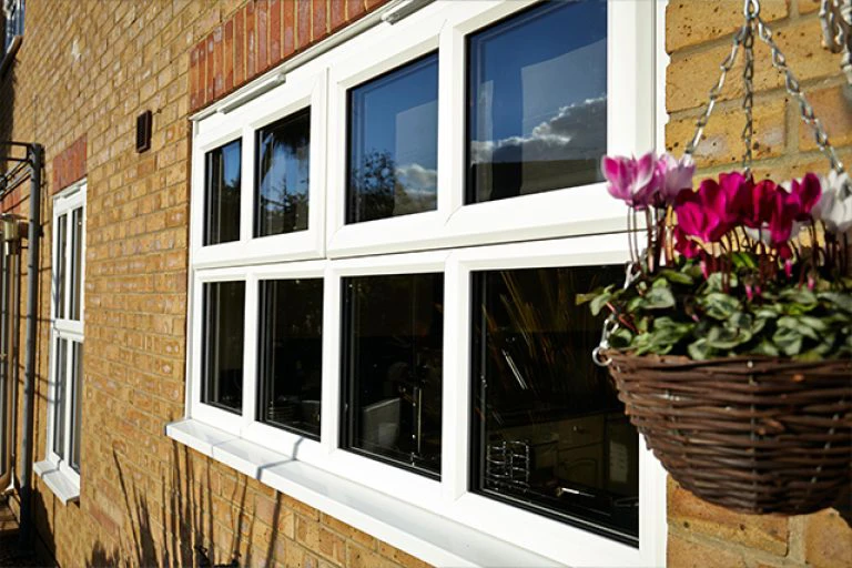 White uPVC windows
