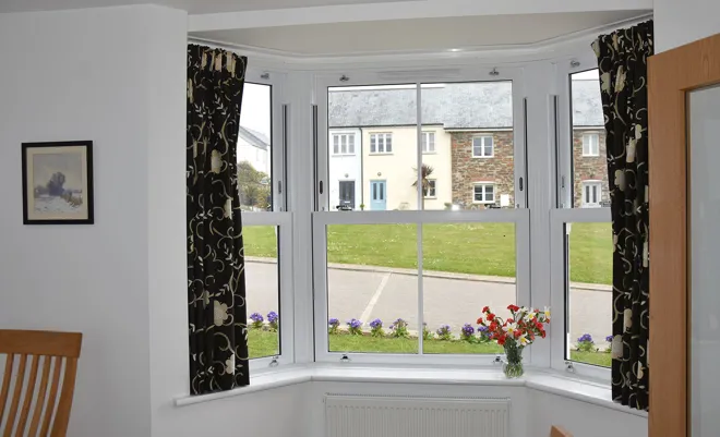 White Bay Sash Window Interior