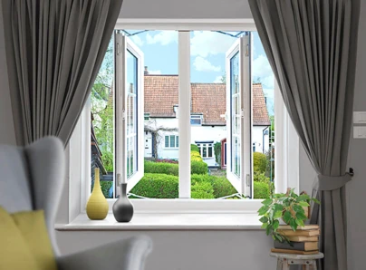 French Windows Without Flying Mullion
