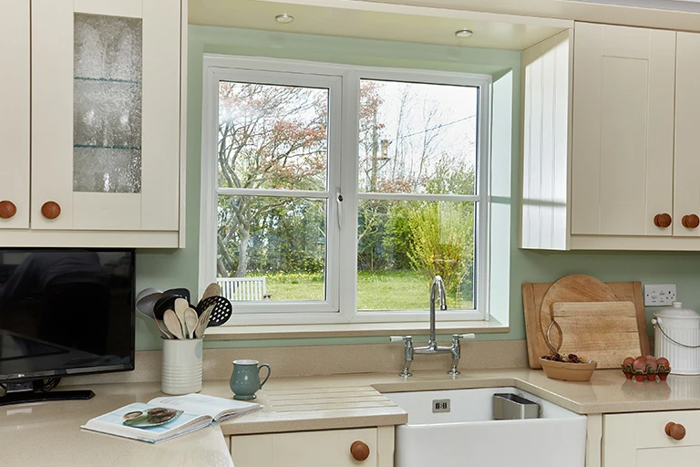 Double Glazed window in a kitchen