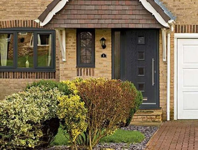 Grey Front Doors Banner