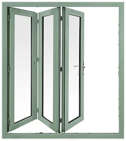 Sage Green Bifold Door Lock Up Swatch