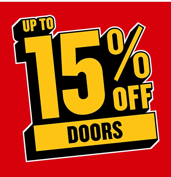 Up To 15% Off Doors Header
